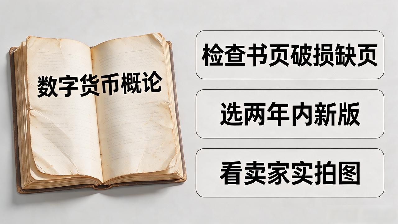 数字货币概论二手书怎么买，省钱入门全攻略