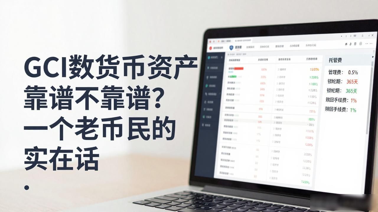 GCI数字货币资产靠谱不靠谱？一个老币民的实在话