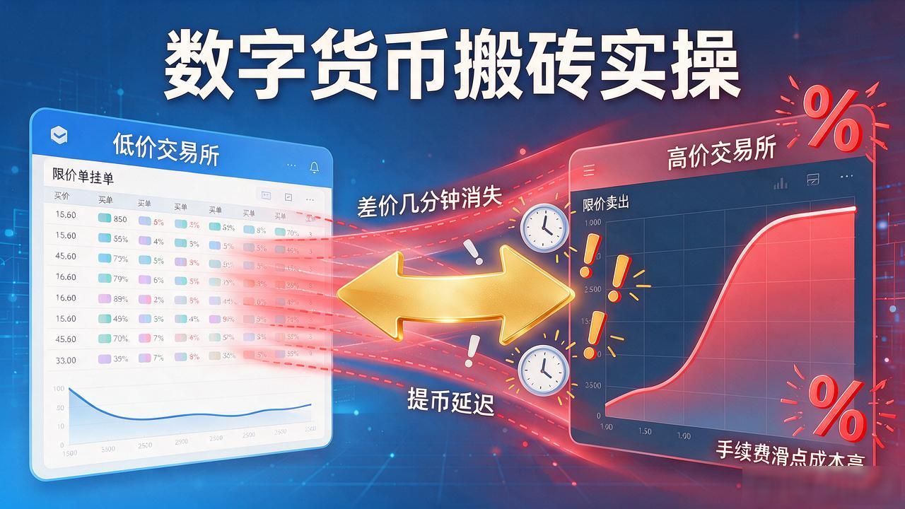 数字货币搬砖到底怎么操作？几个交易所之间赚差价的实操笔记