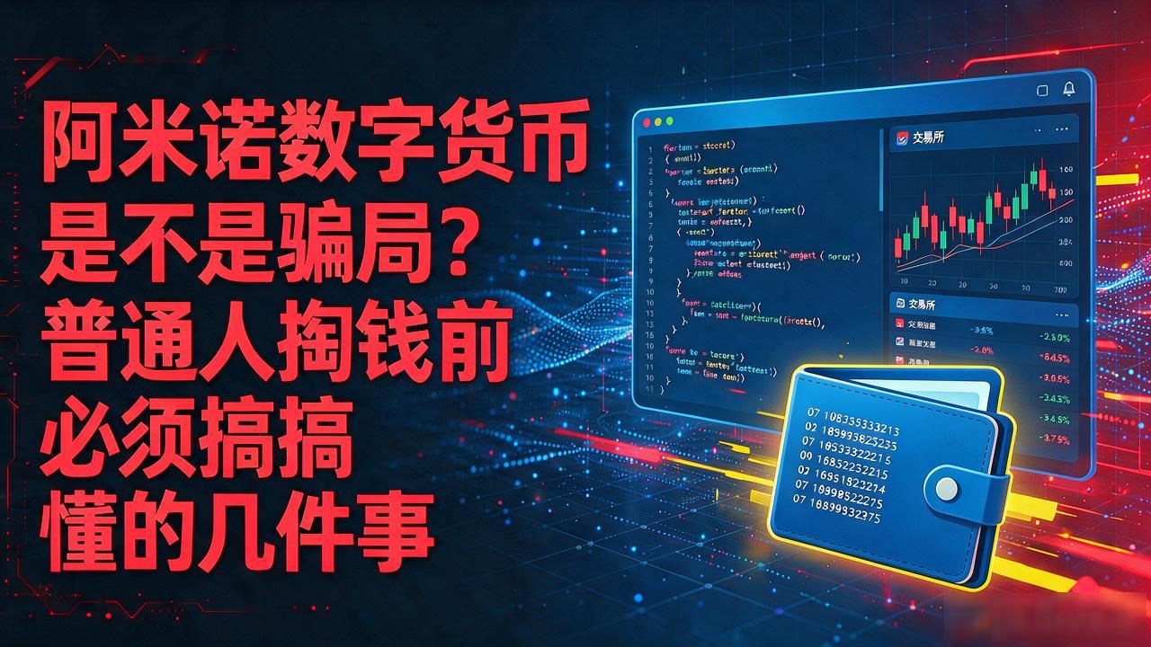 阿米诺数字货币是不是骗局？普通人掏钱前必须搞懂的几件事