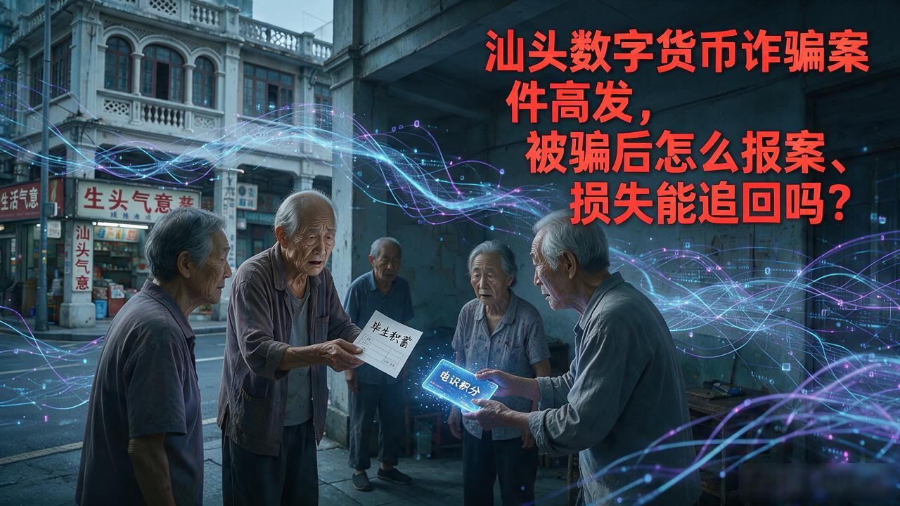 汕头数字货币诈骗案件高发，被骗后怎么报案、损失能追回吗