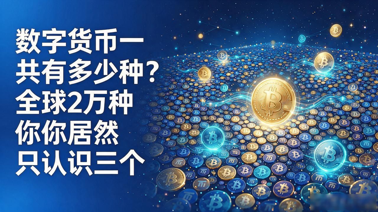 数字货币一共有多少种？全球2万种你居然只认识三个